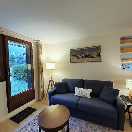 Vue Mont Blanc Avec Jardin Appartement *