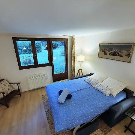 Vue Mont Blanc Avec Jardin Apartament