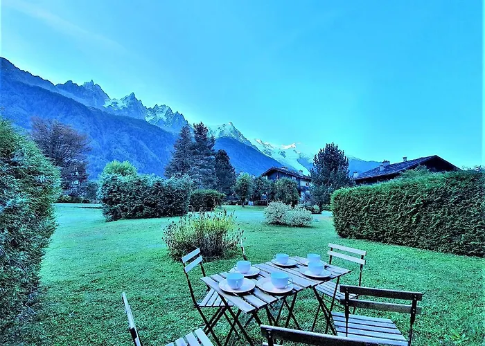 شقة Vue Mont Blanc Avec Jardin شامونكس