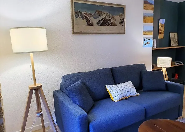 Vue Mont Blanc Avec Jardin * شامونكس