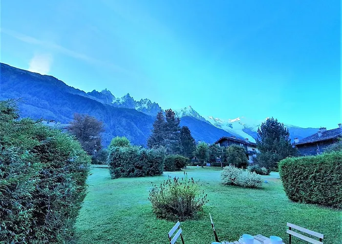 Vue Mont Blanc Avec Jardin شقة شامونكس